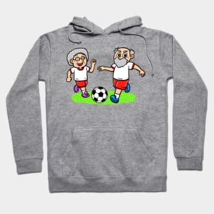 Senior soccer sports match Hoodie